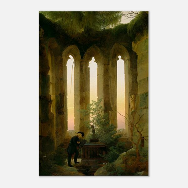 Caspar David Friedrichs Huttens Grab (1823)