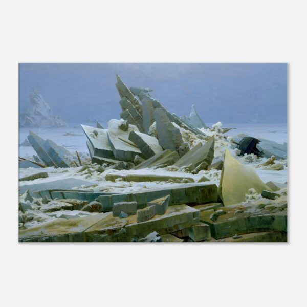 Das Eismeer – Caspar David Friedrich x artellix Premium Canvas
