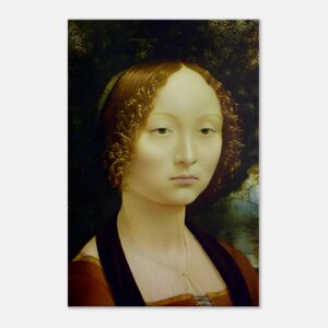 Ginevra de’ Benci – Leonardo da Vinci x artellix